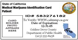 Image of Medical Marijuana ID Card