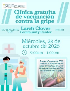 Clínica Gratuita de Vacunación Contra la Gripe en Tracy, 28 de Octubre